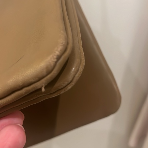 Celine Trio bag in tan / taupe neutral. - Picture 4 of 4